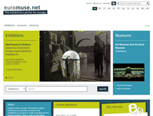 Tablet Screenshot of euromuse.net